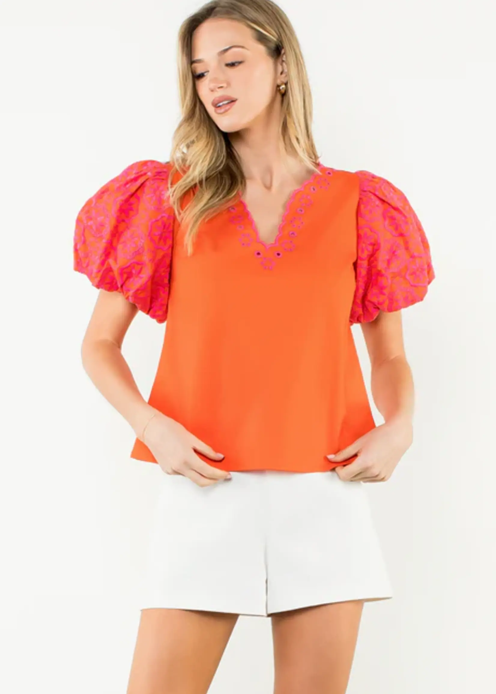 THML Emmy Embroidered Top