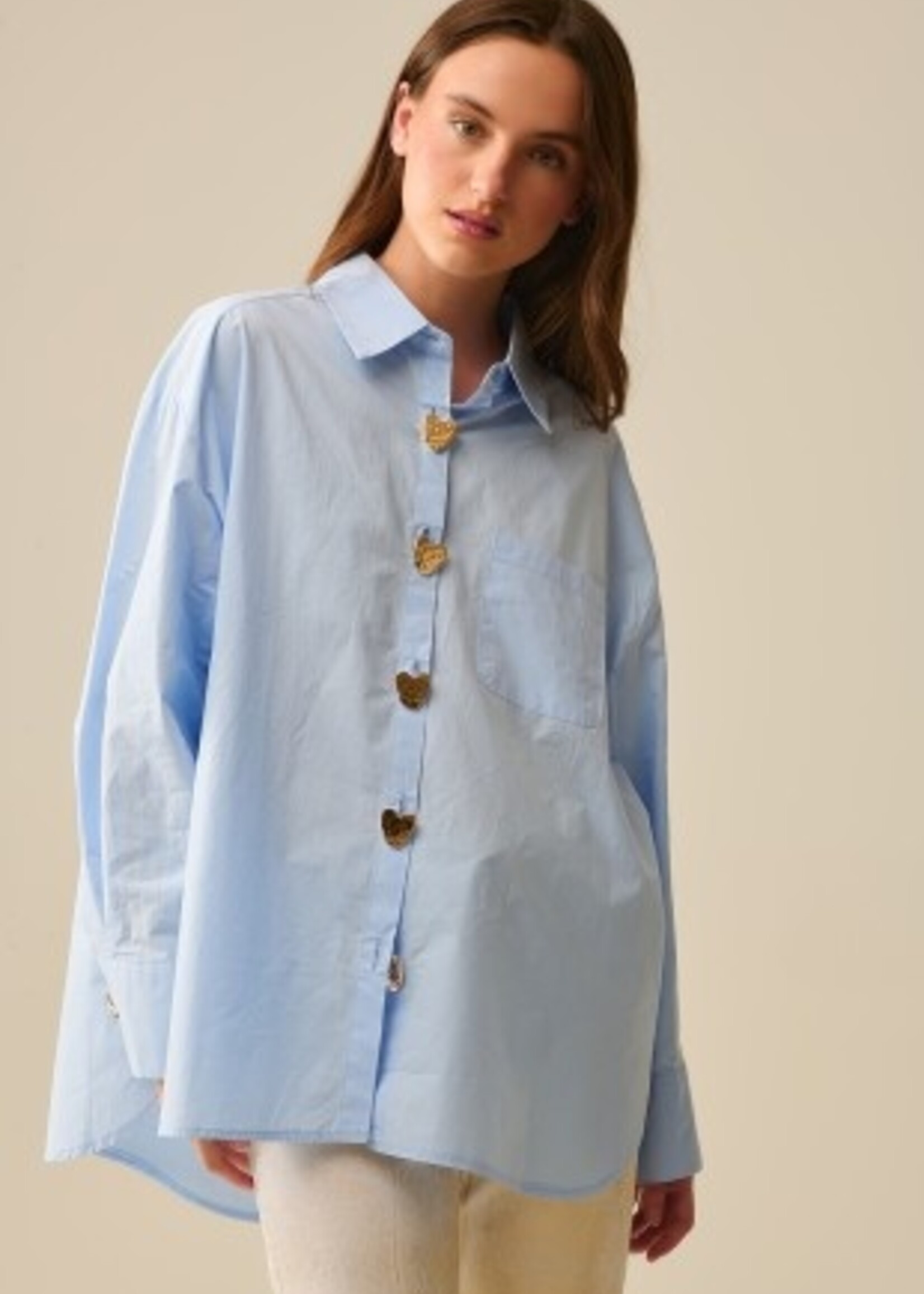 Q2 Blue Button Down Shirt