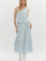 Entro Stripe Pull On Skirt