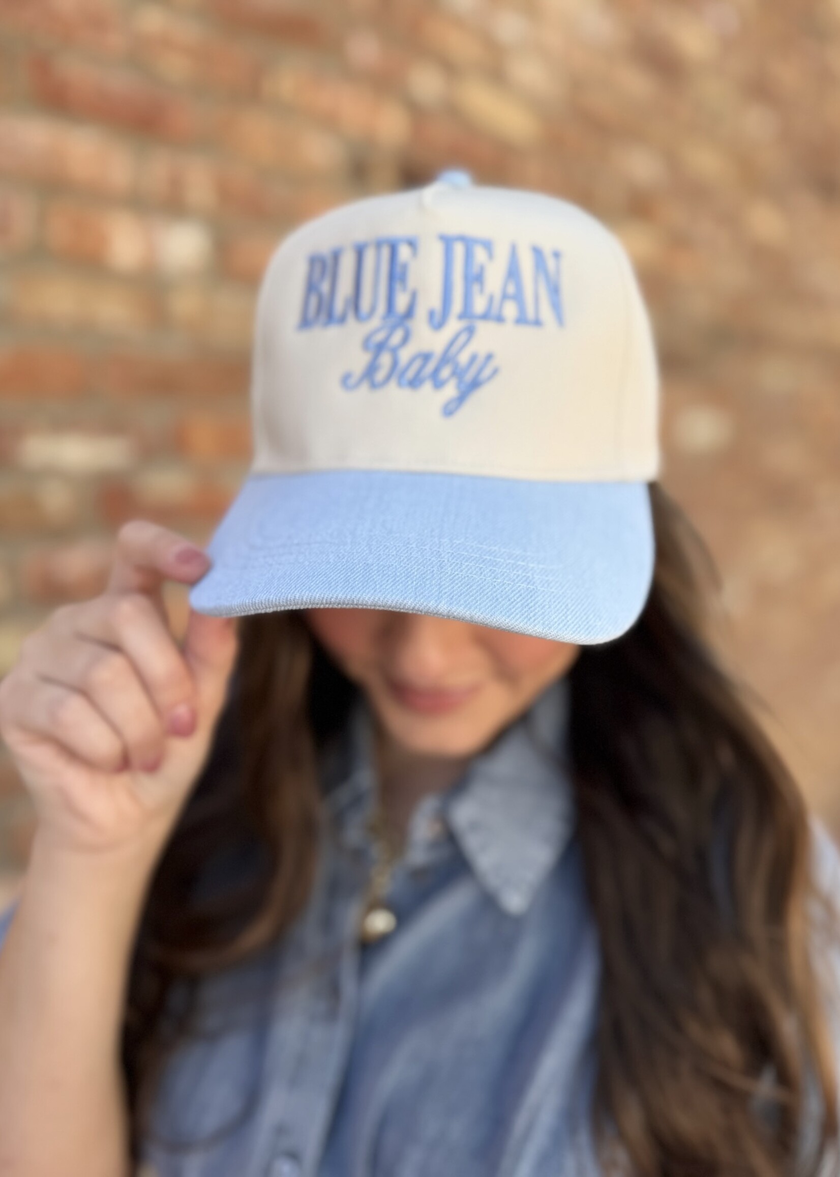 David & Young Blue Jean Baby Hat
