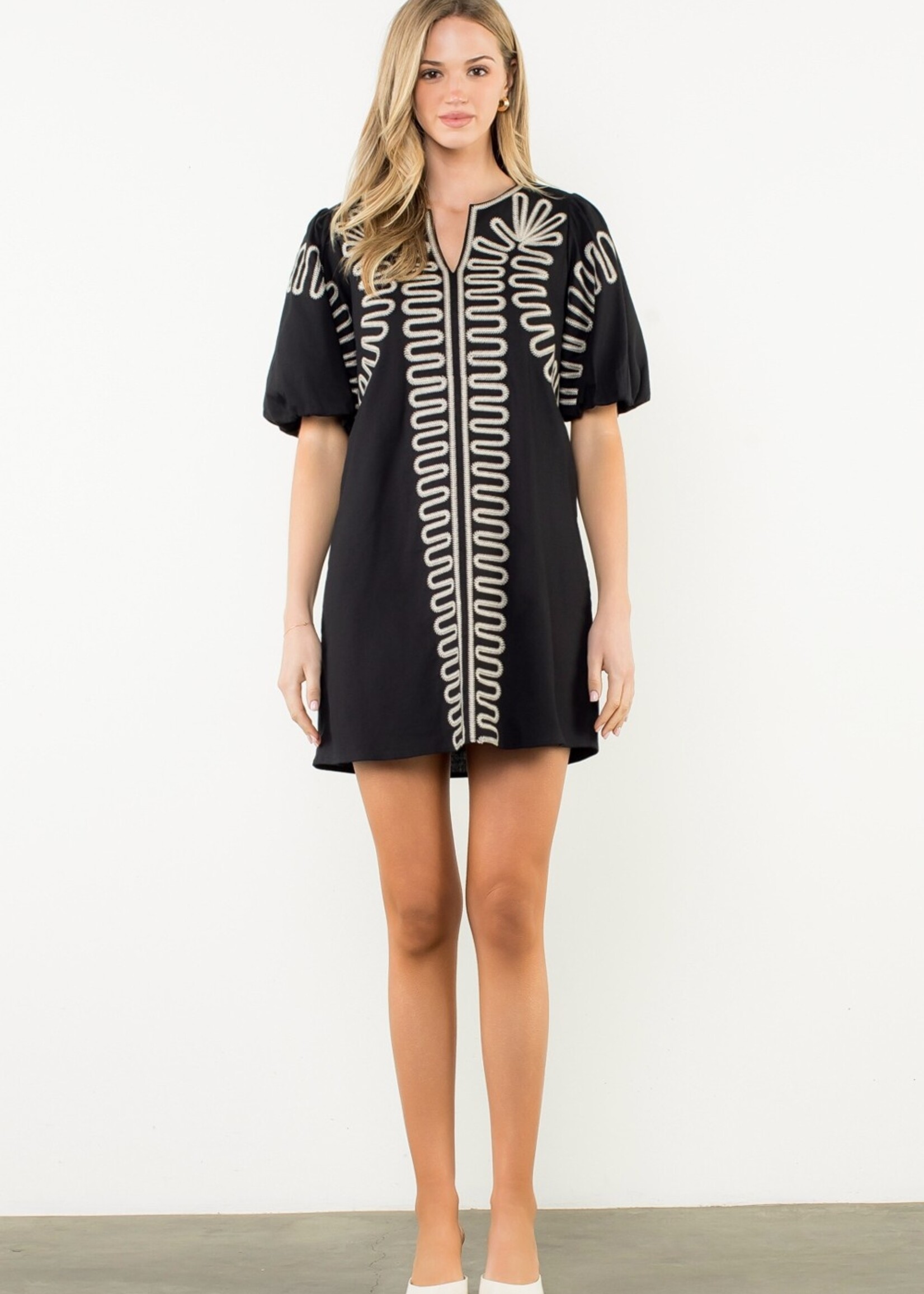 THML Charlotte Embroidered Dress