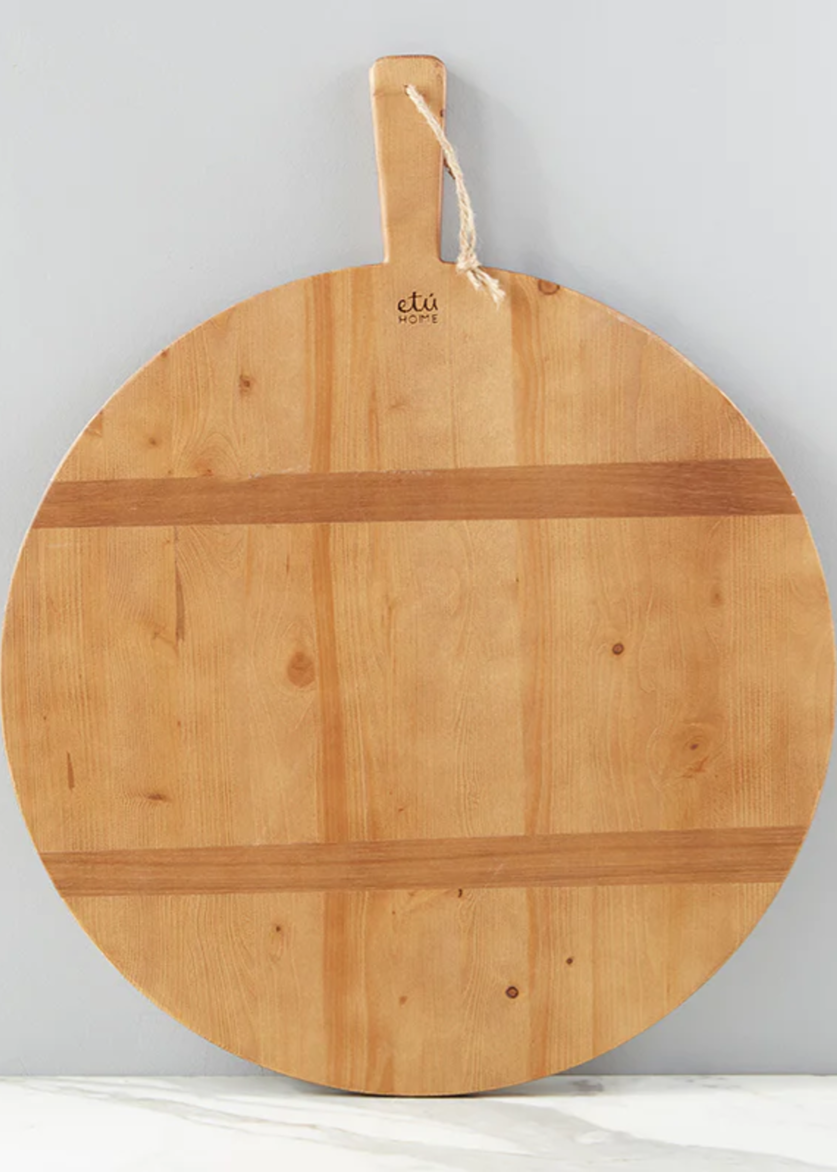 Large Round Pine Charcuterie Board