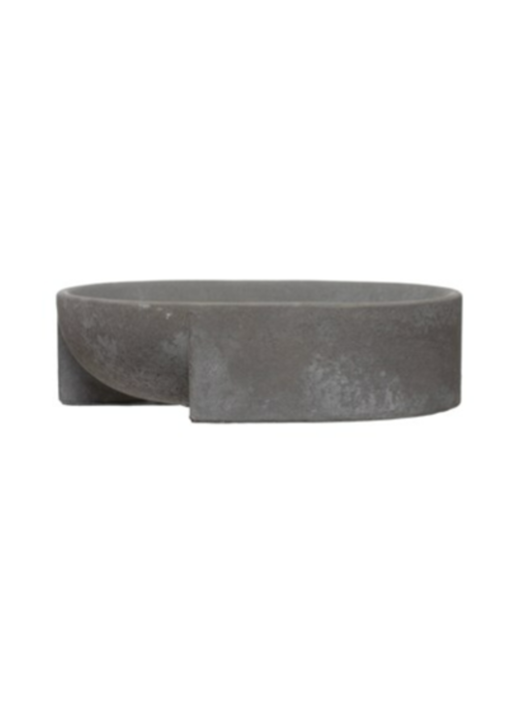 Grey Cement Soap Dish