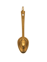 Gold Spoon Shape Measuring Spoons (Set of 6)
