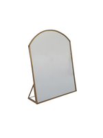 Gold Countertop Stand Mirror