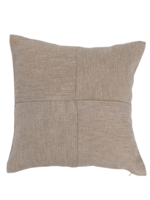 Linen Blend Patch Pillow