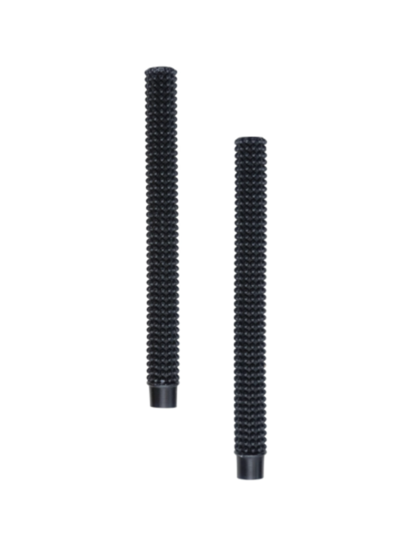 Black Hobnail Taper Candle (Set of 2)