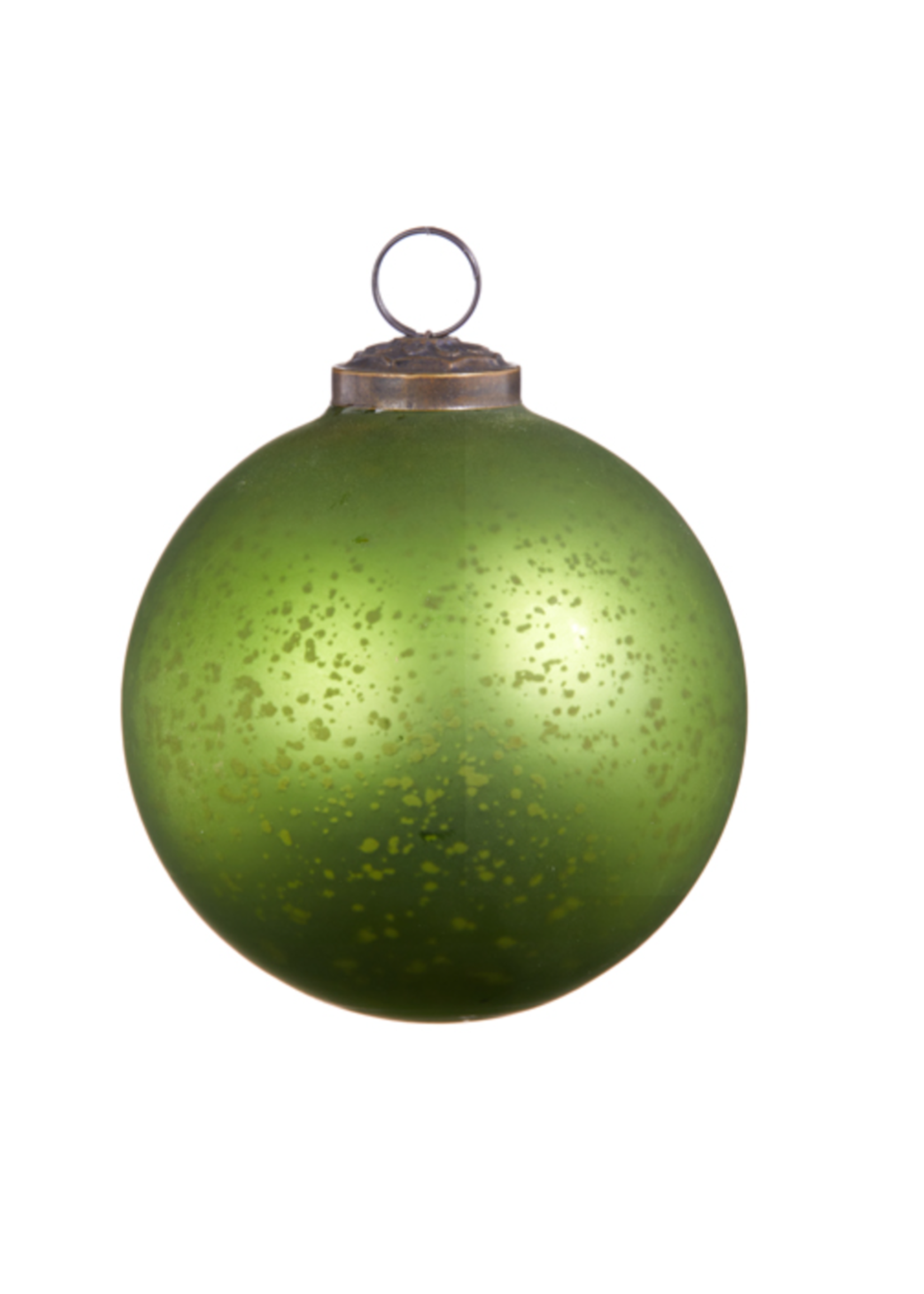Green Mercury Glass Ornament
