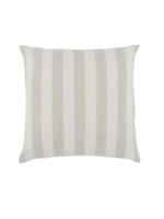Natural Linen Striped Pillow 26x26