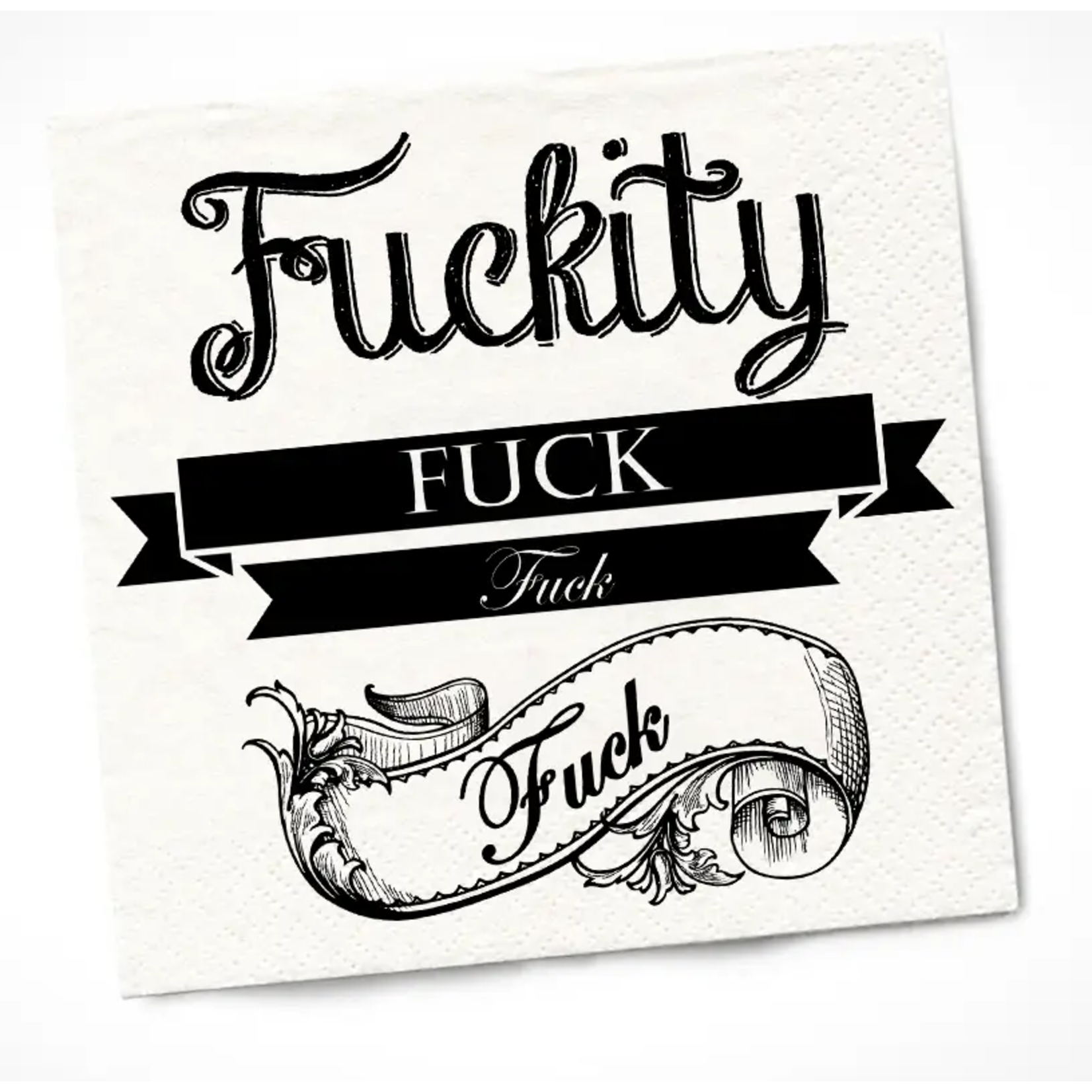 Twisted+Wares F* Words Napkin