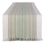 Design Imports Table Runner, Striped Thyme