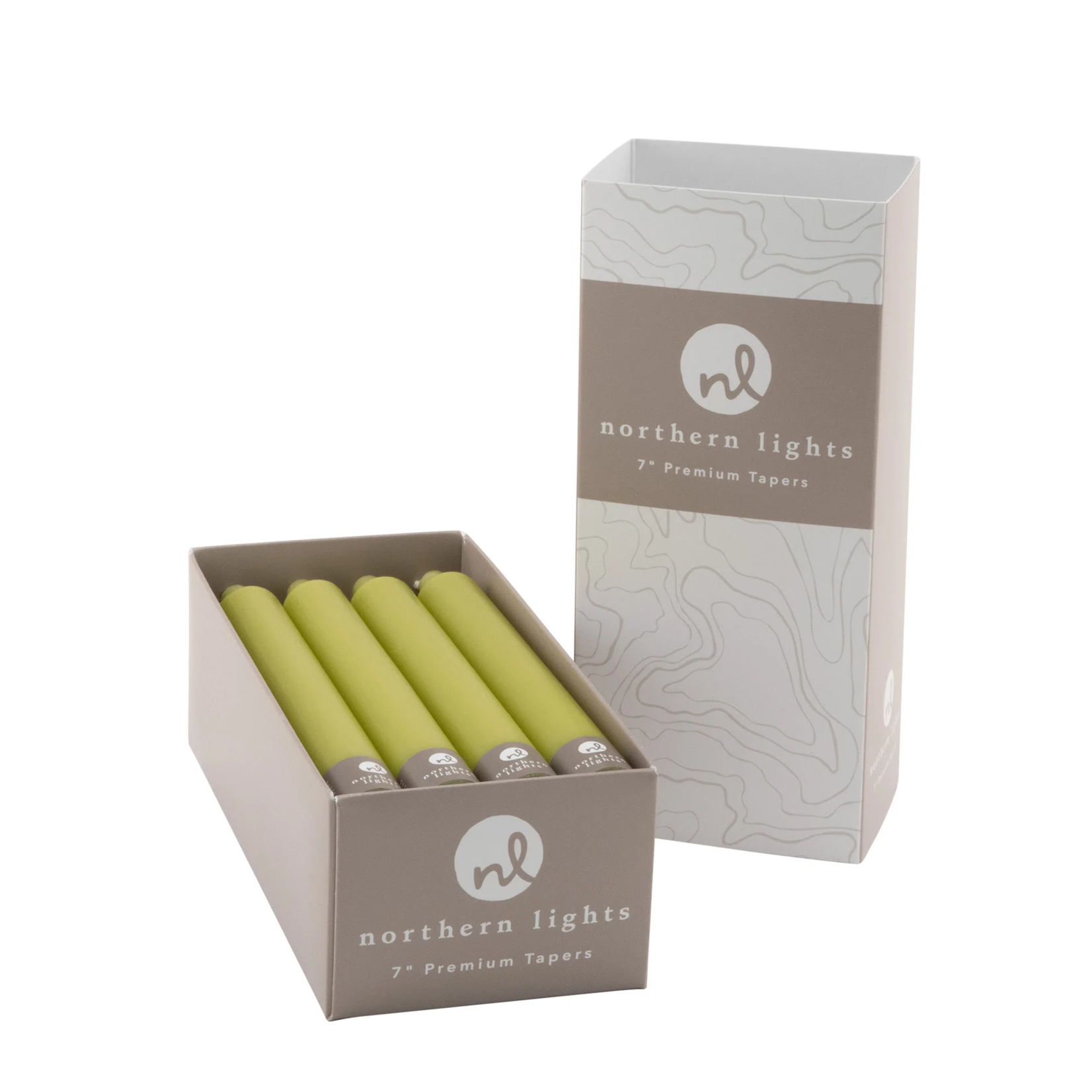 Northern Lights 7" Taper Candle