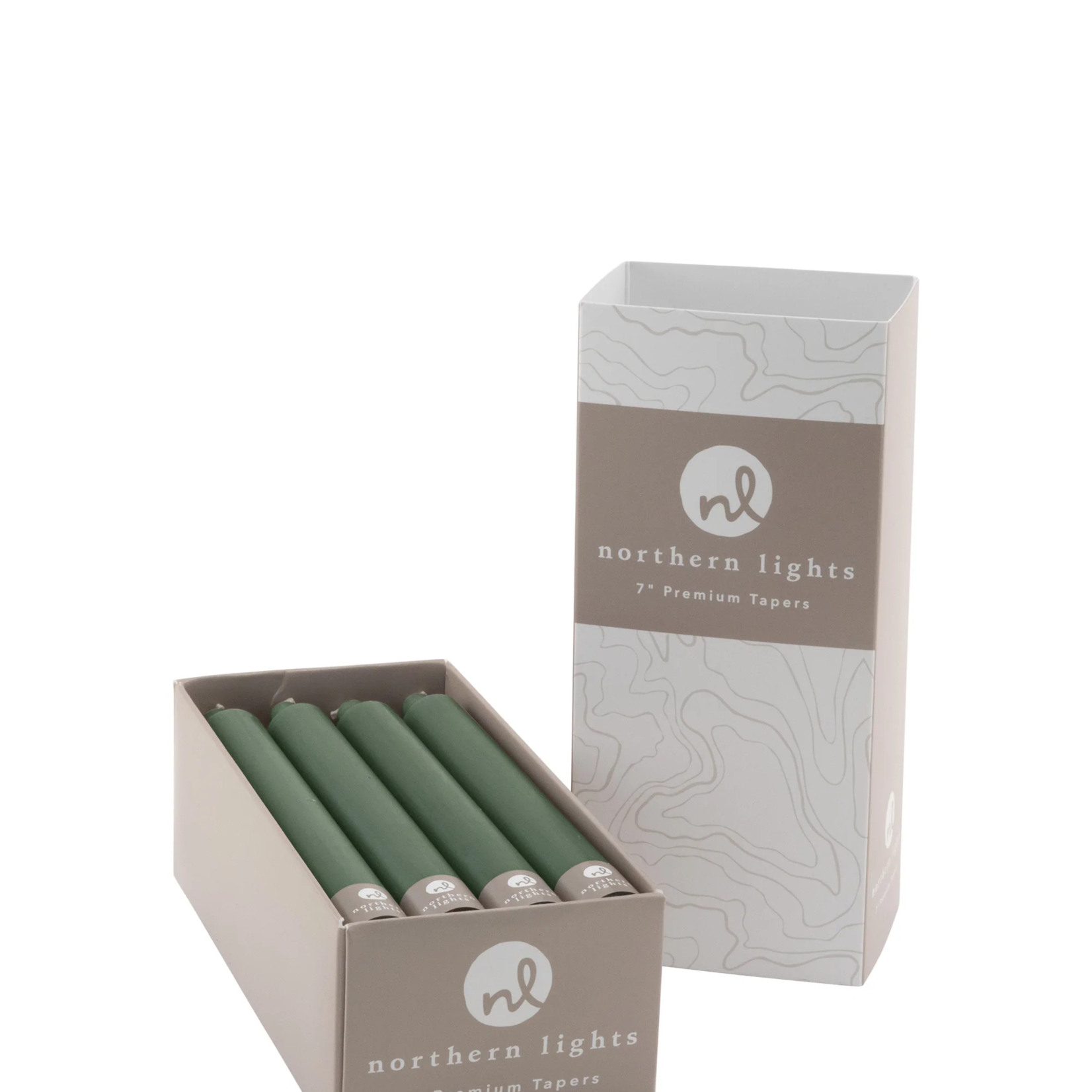 Northern Lights 7" Taper Candle