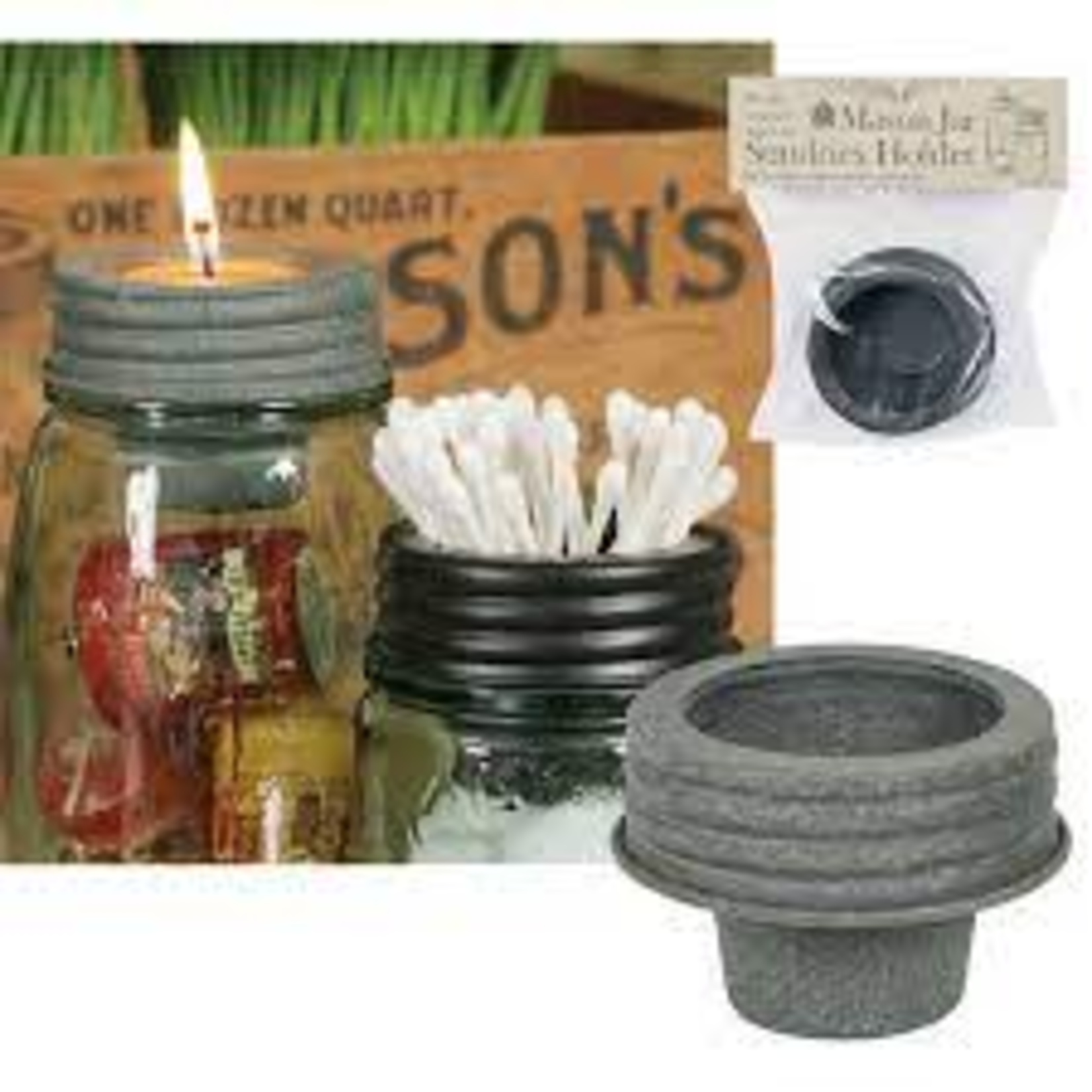 CTW Mason Jar Cupped Lid