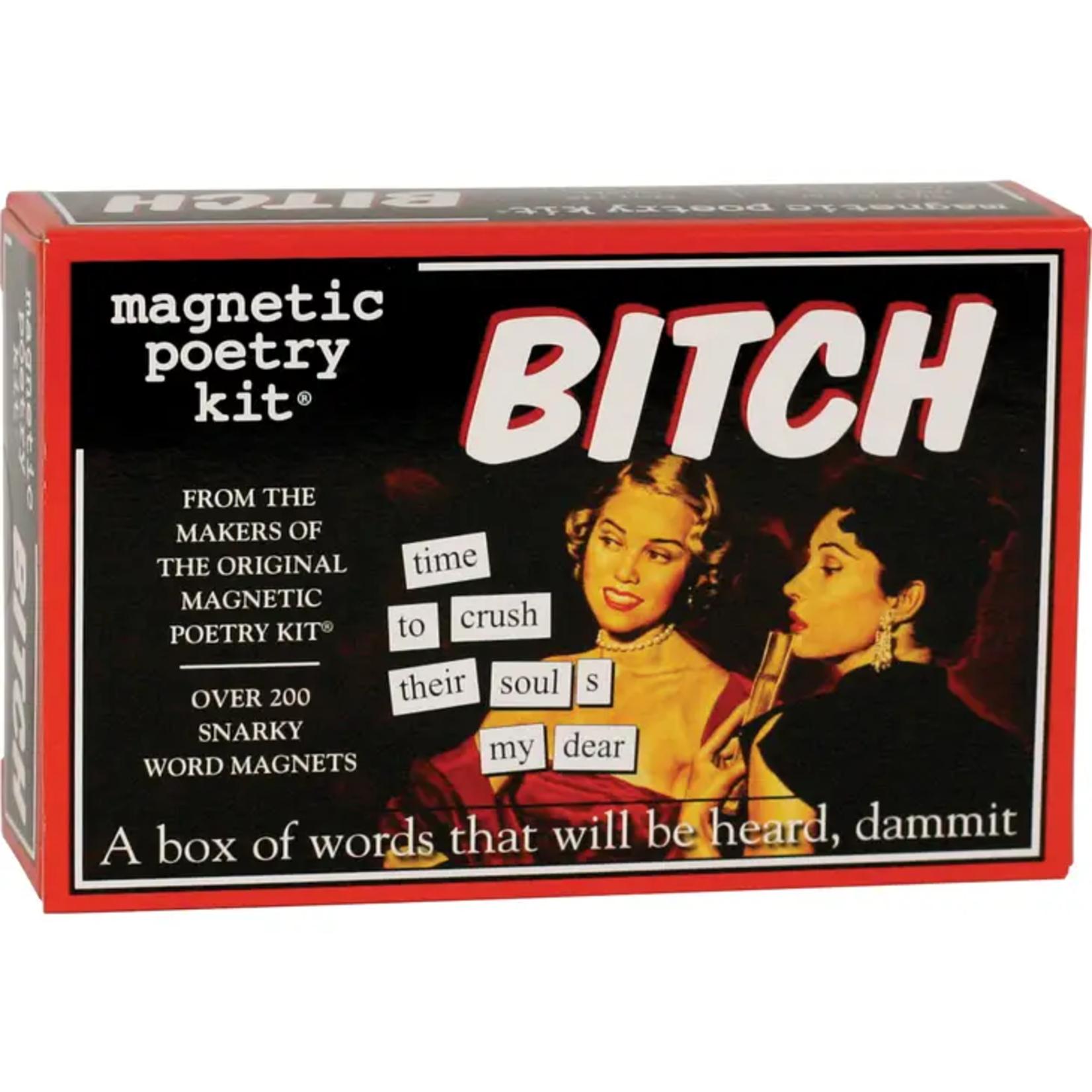 Magnetic Poetry B!tch Magnets