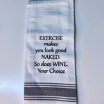 Wild Hare Exercise v Wine Towel
