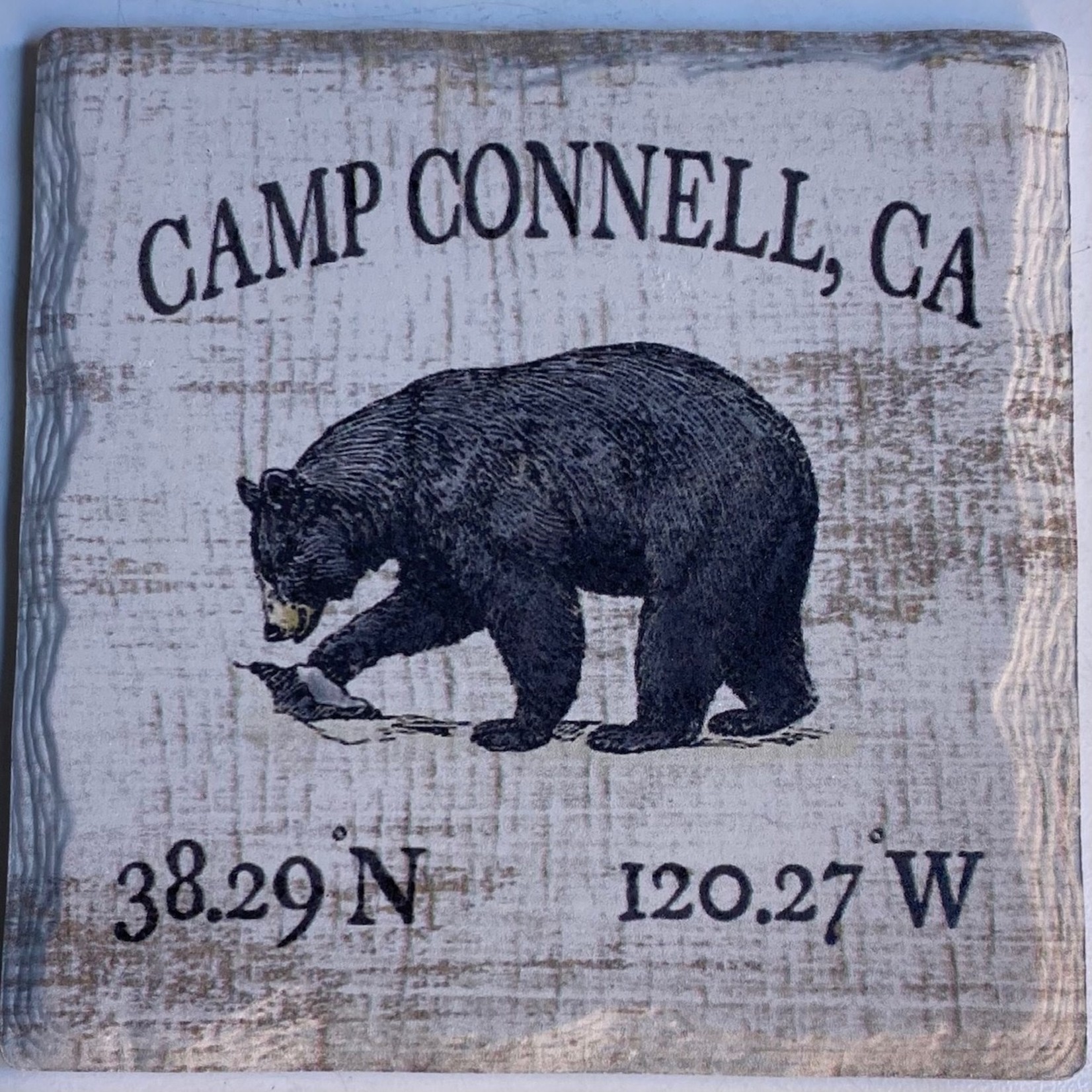 Mill Wood Camp Connell Stone Coaster
