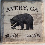 Mill Wood Avery Stone Coaster