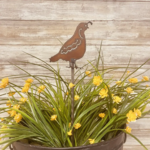 Universal Ironworks Quail Garden Plant Stake