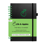 Life & Apples Meal Planner, Black