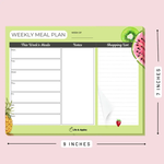 Life & Apples Meal Planning Notepad