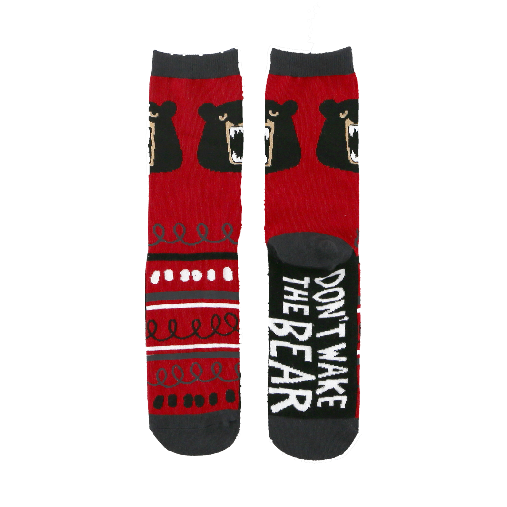 LazyOne Don't Wake The Bear Socks