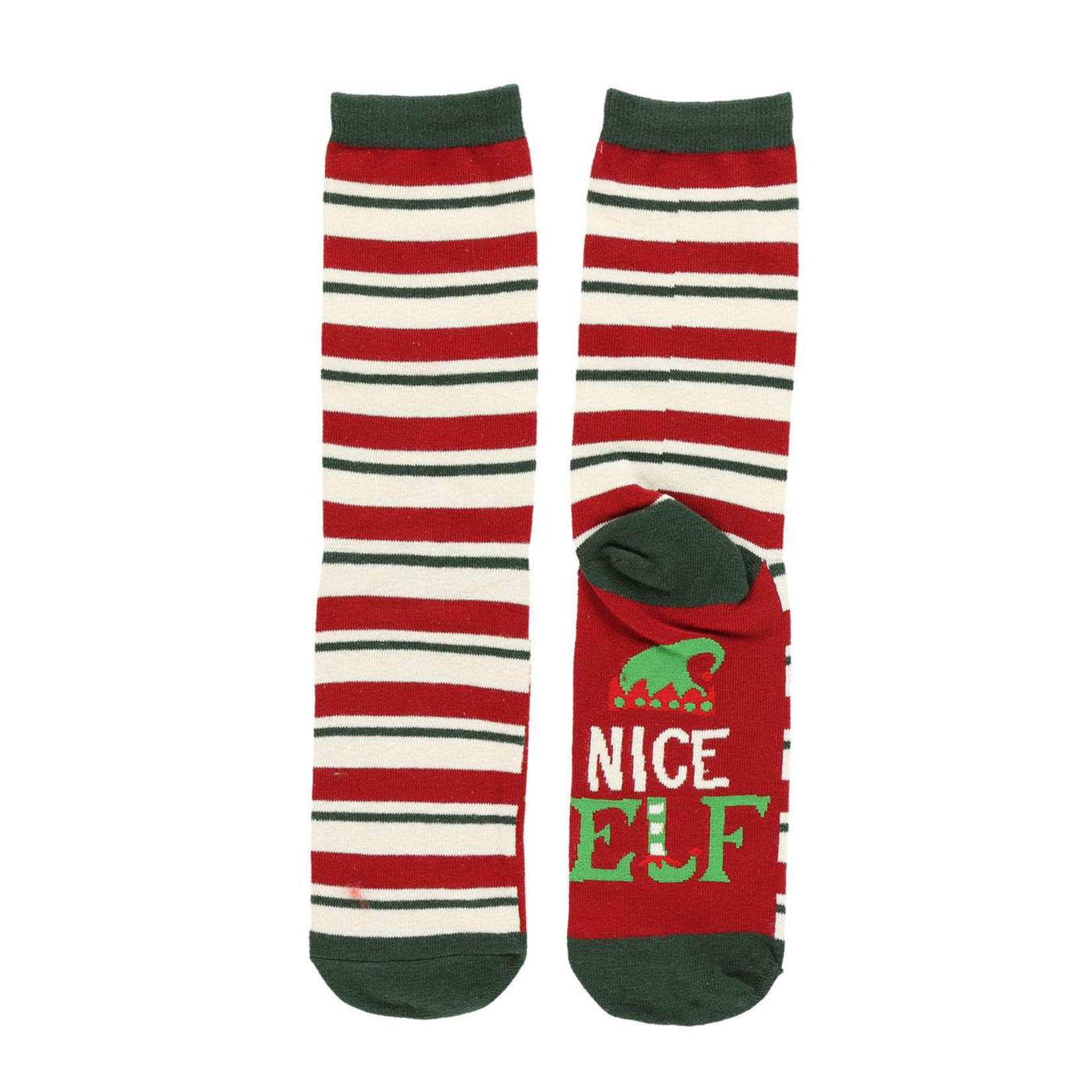LazyOne Naughty/Nice Elf Socks