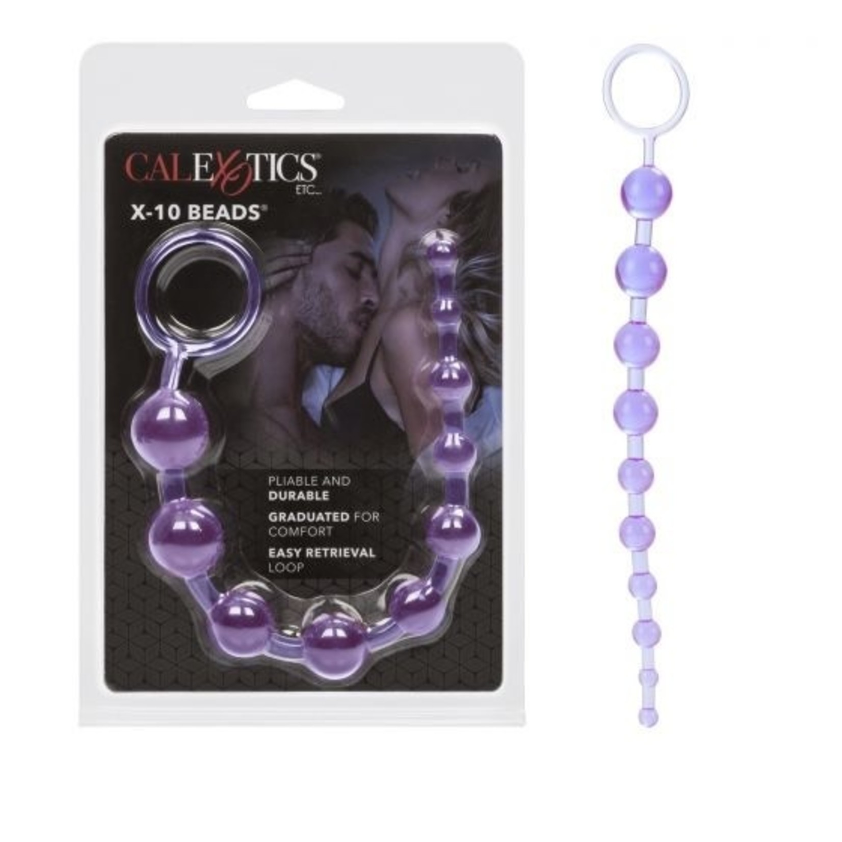 CALEXOTICS X-10 BEADS - PURPLE