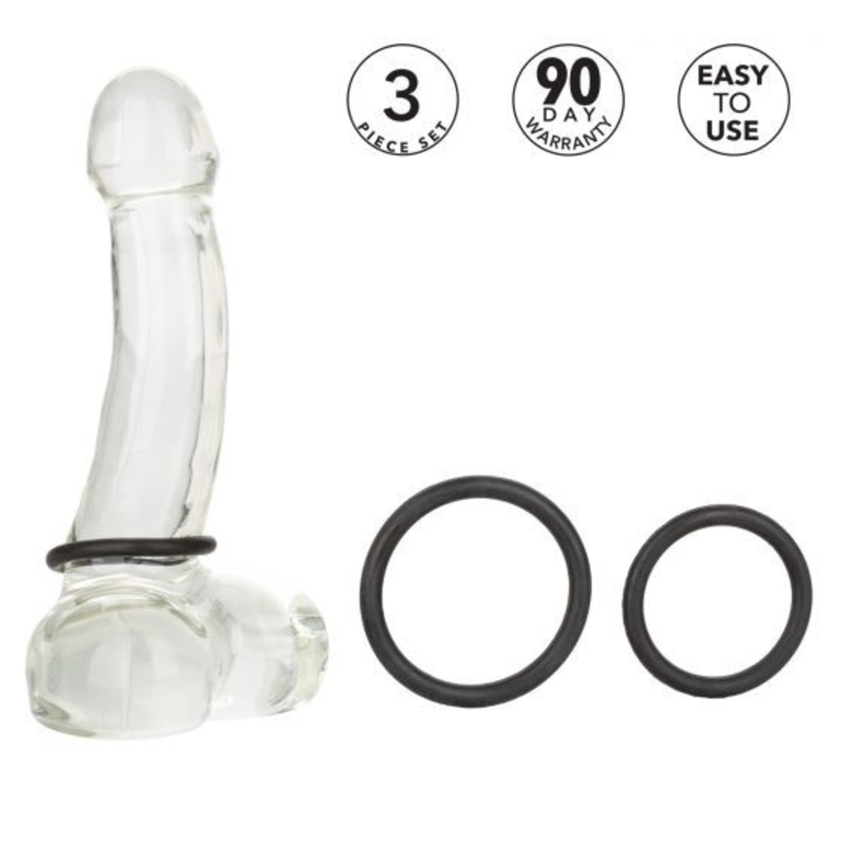 CALEXOTICS RUBBER RINGS 3 PC