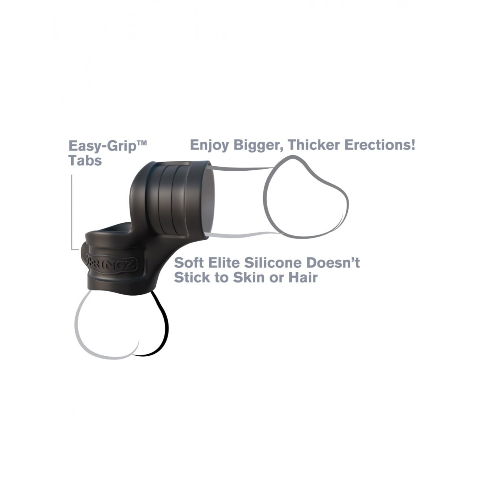 PIPEDREAM FANTASY C-RING MR.BIG COCK RING AND BALL STRETCHER