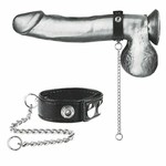SNAP COCK RING WITH 12" LEASH