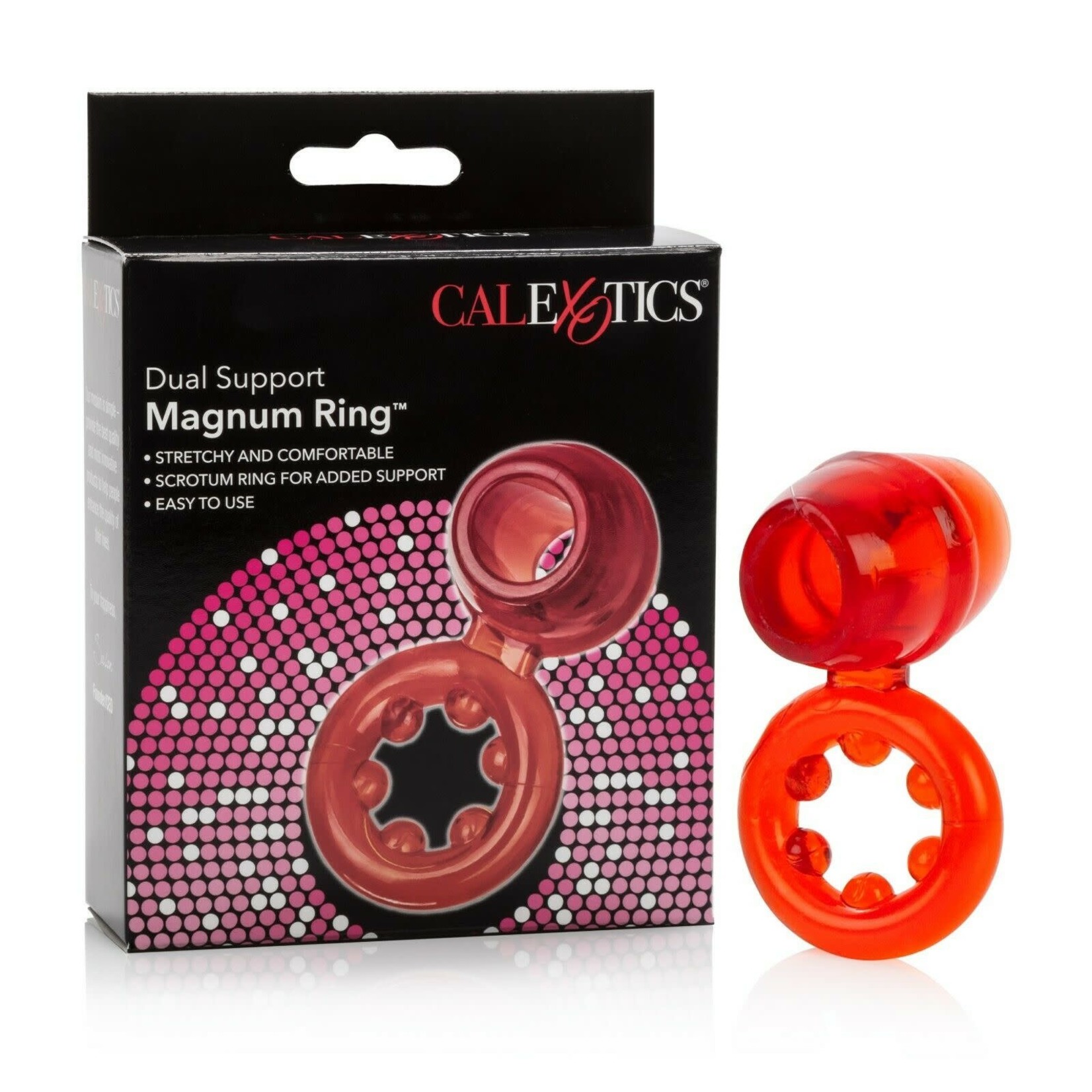 CALEXOTICS DUAL SUPPORT MAGNUM RING