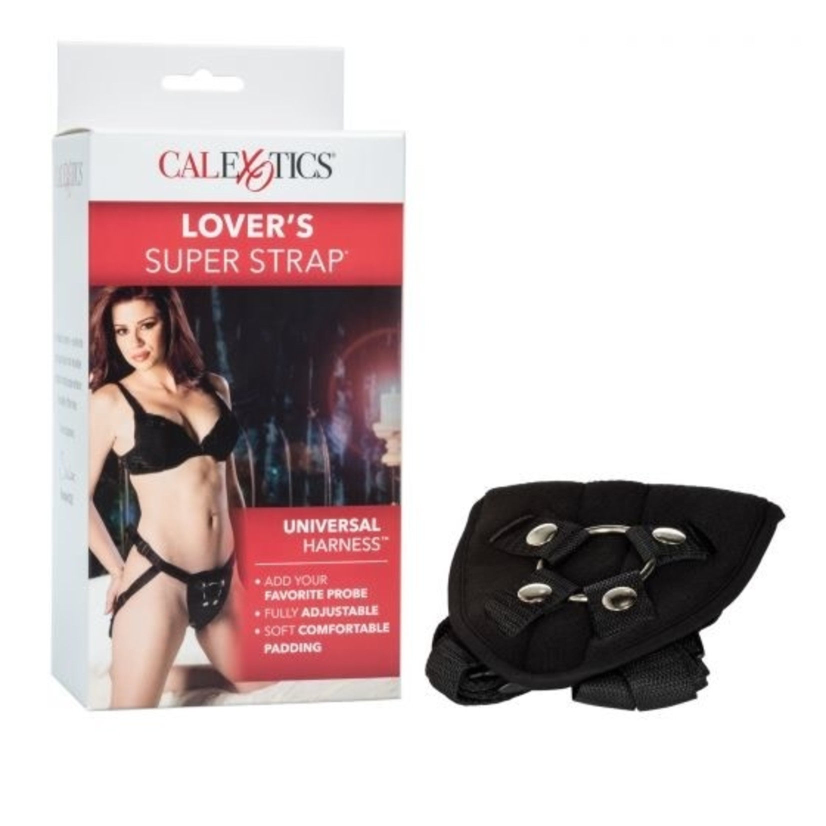 CALEXOTICS UNIVERSAL HARNESS LOVER'S SUPER STRAP