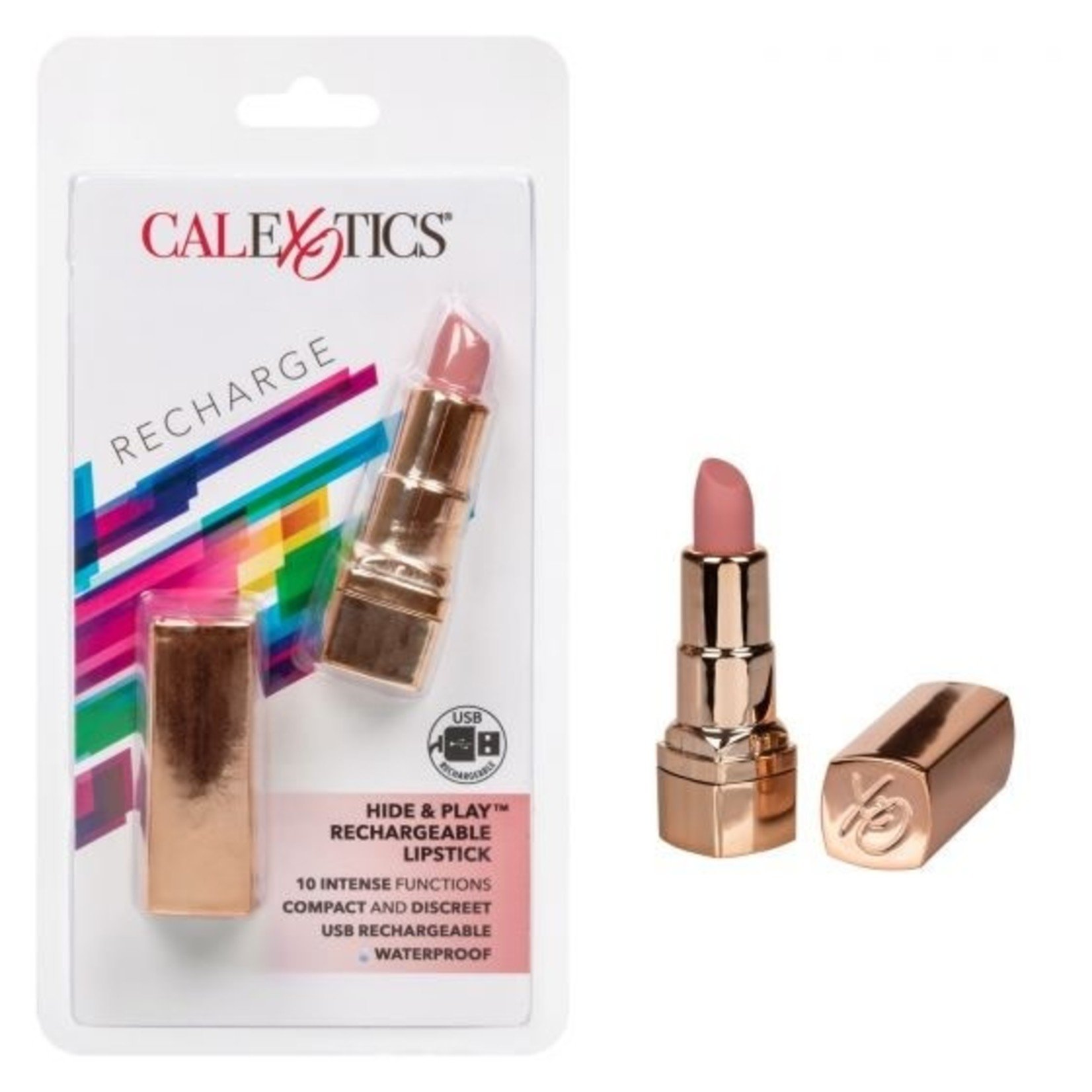 HIDE & PLAY RECHARGEABLE LIPSTICK - NUDE