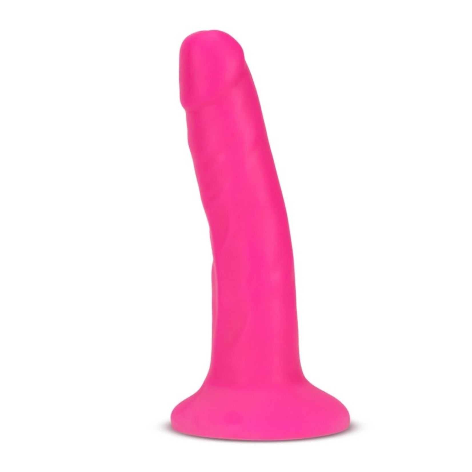 BLUSH BLUSH NEO ELITE 6" SILICONE DUAL DENSITY NEON PINK