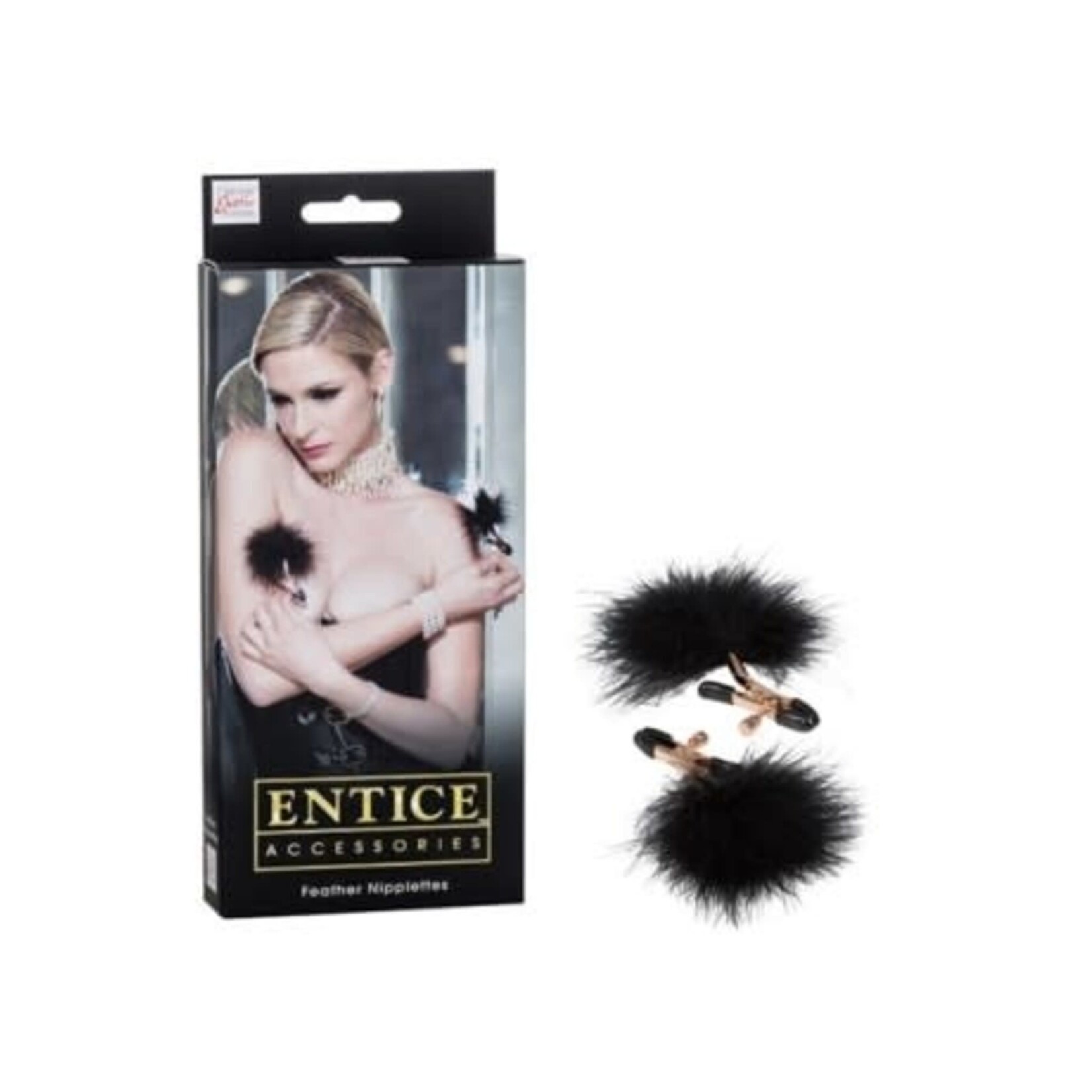 CALEXOTICS ENTICE FEATHER NIPPLETTES