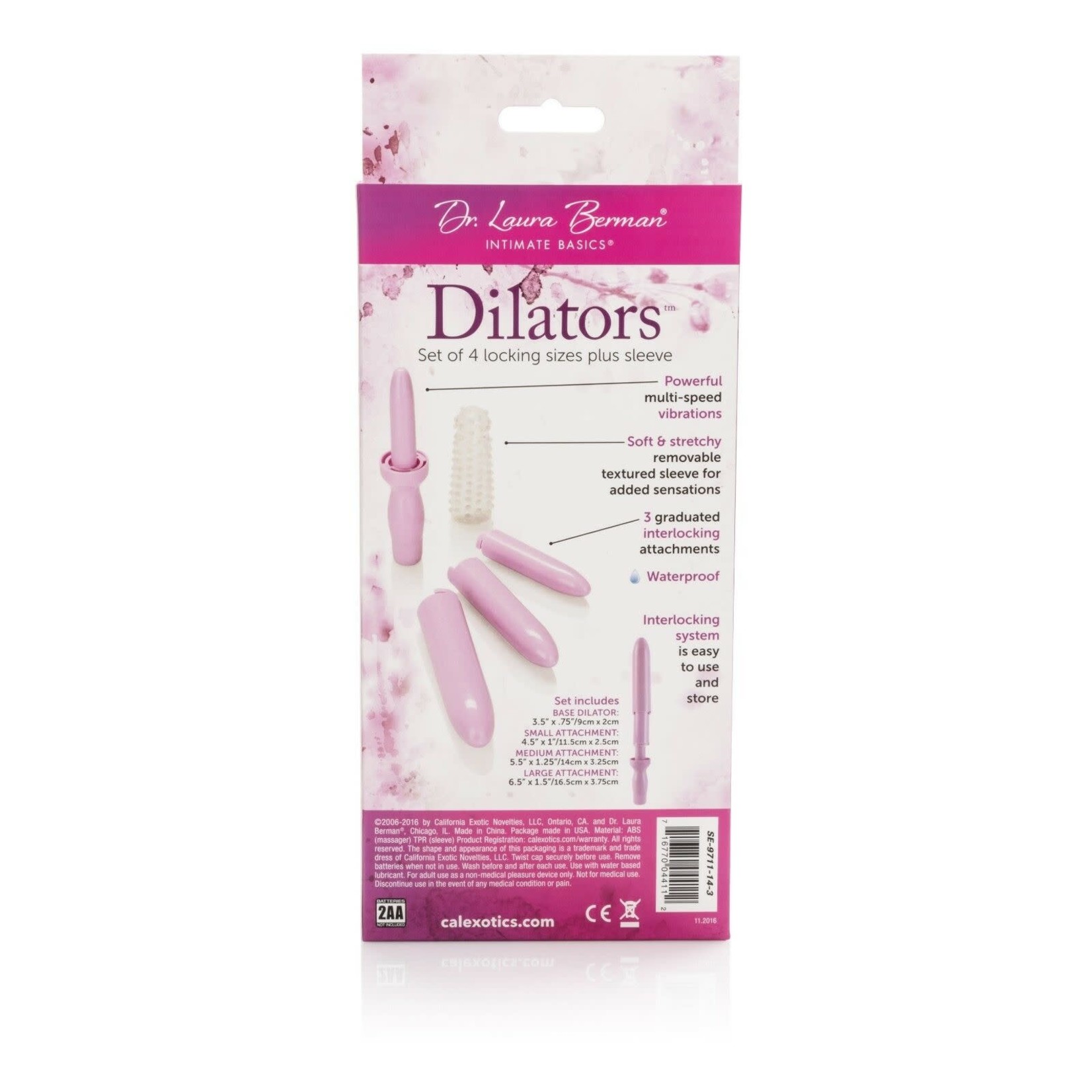 CALEXOTICS DR. LAURA BERMAN DILATOR SET