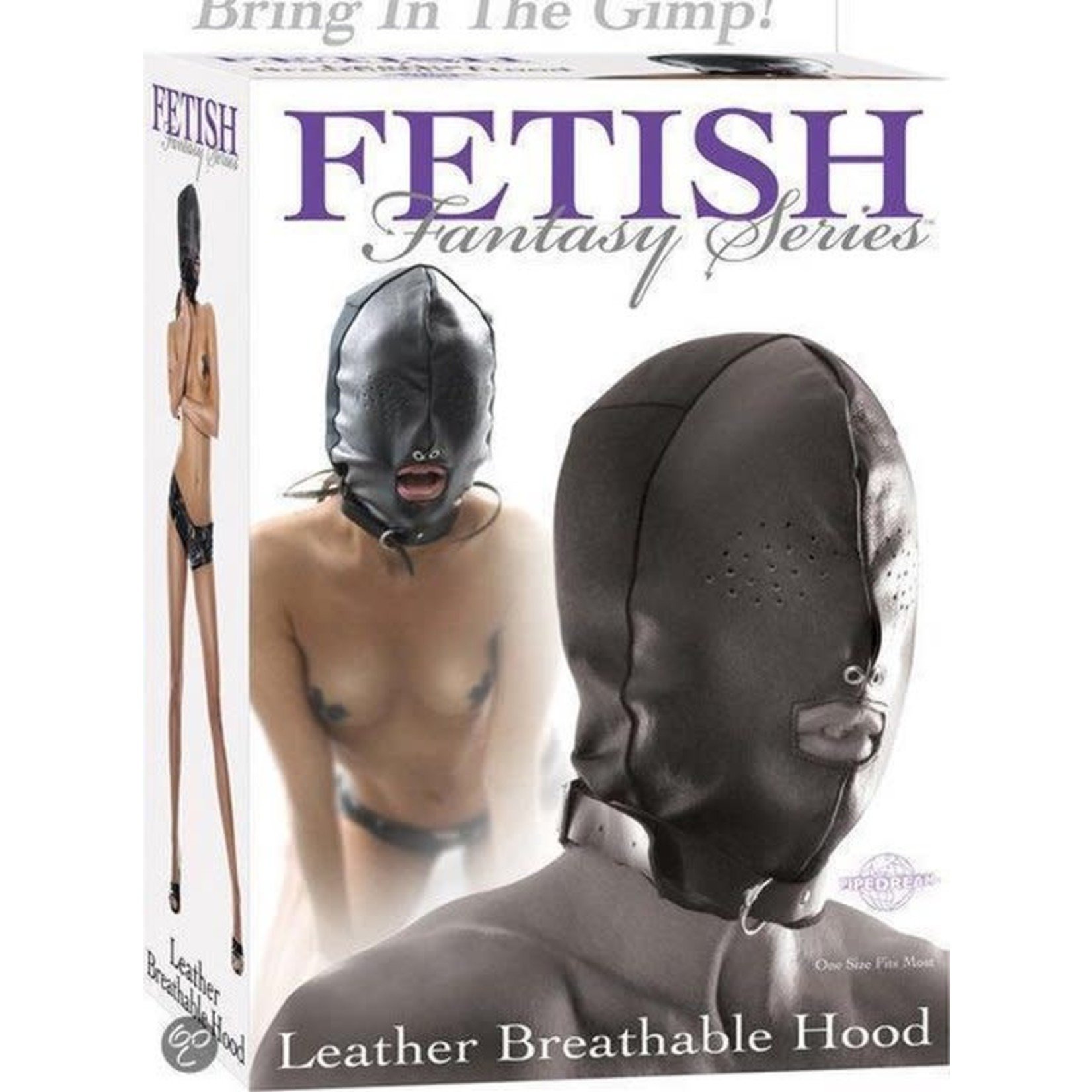 FETISH LEATHER BREATHABLE HOOD