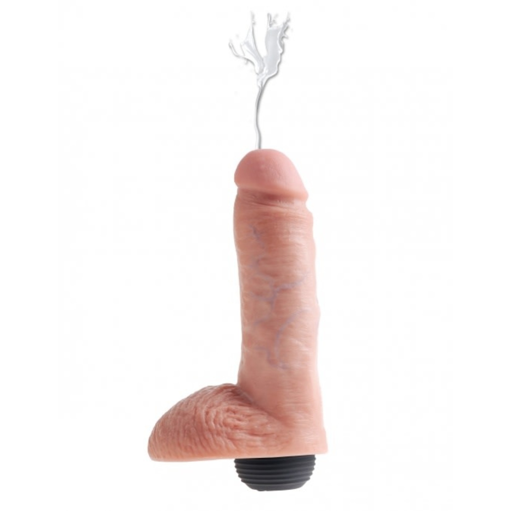 KING COCK KING COCK 8" COCK W BALLS LIGHT