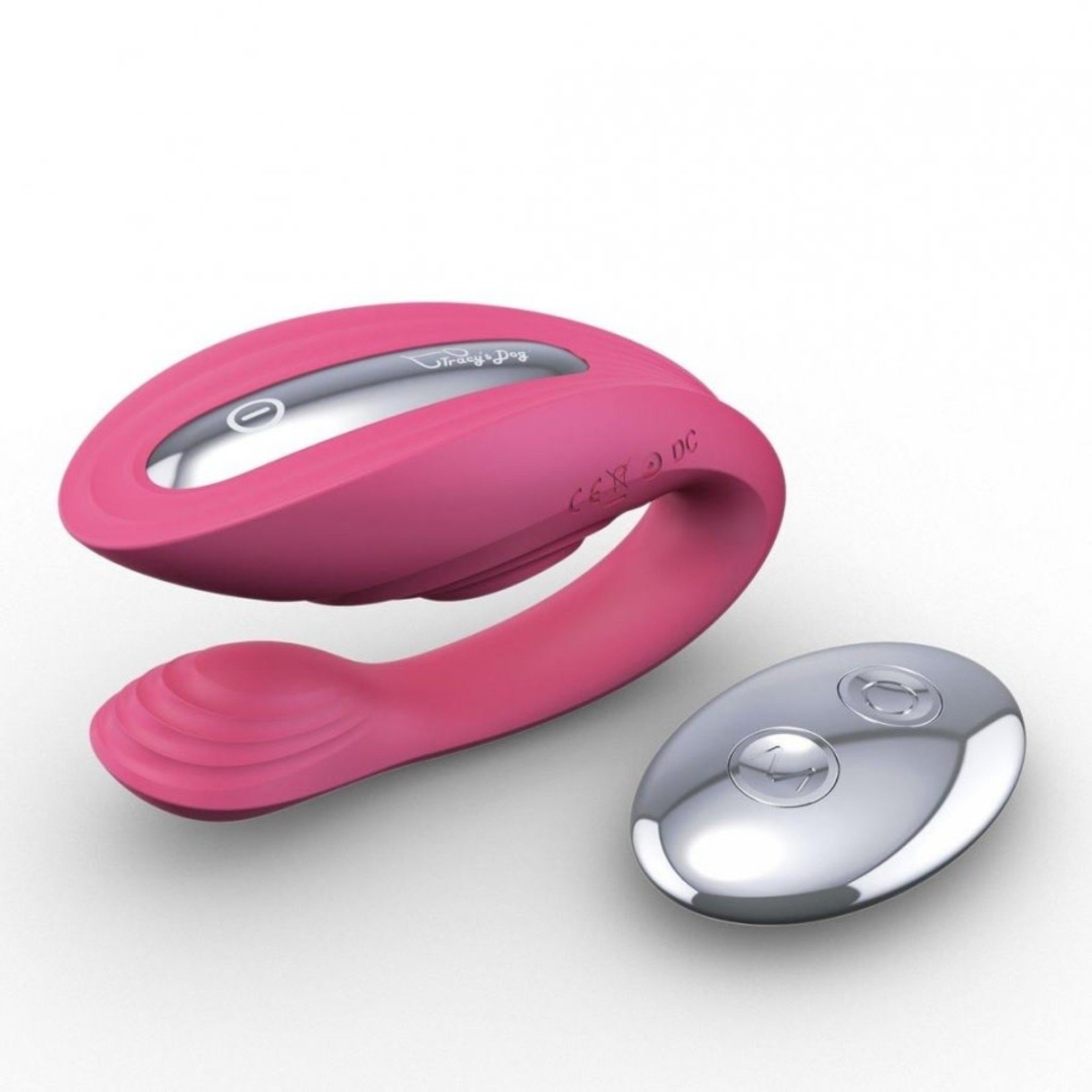 TRACY'S DOG TRACY'S DOG - COUPLE VIBRATOR NINA VIBE ROSE RED