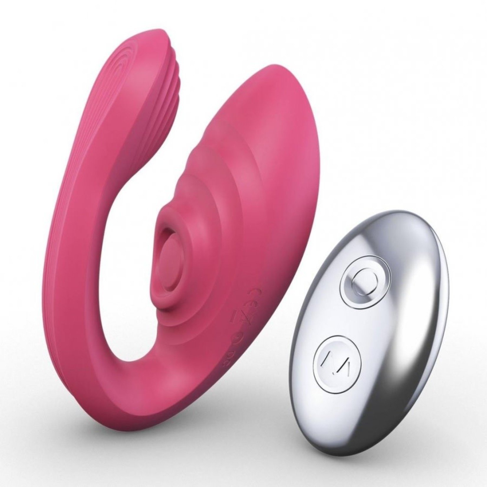 TRACY'S DOG TRACY'S DOG - COUPLE VIBRATOR NINA VIBE ROSE RED