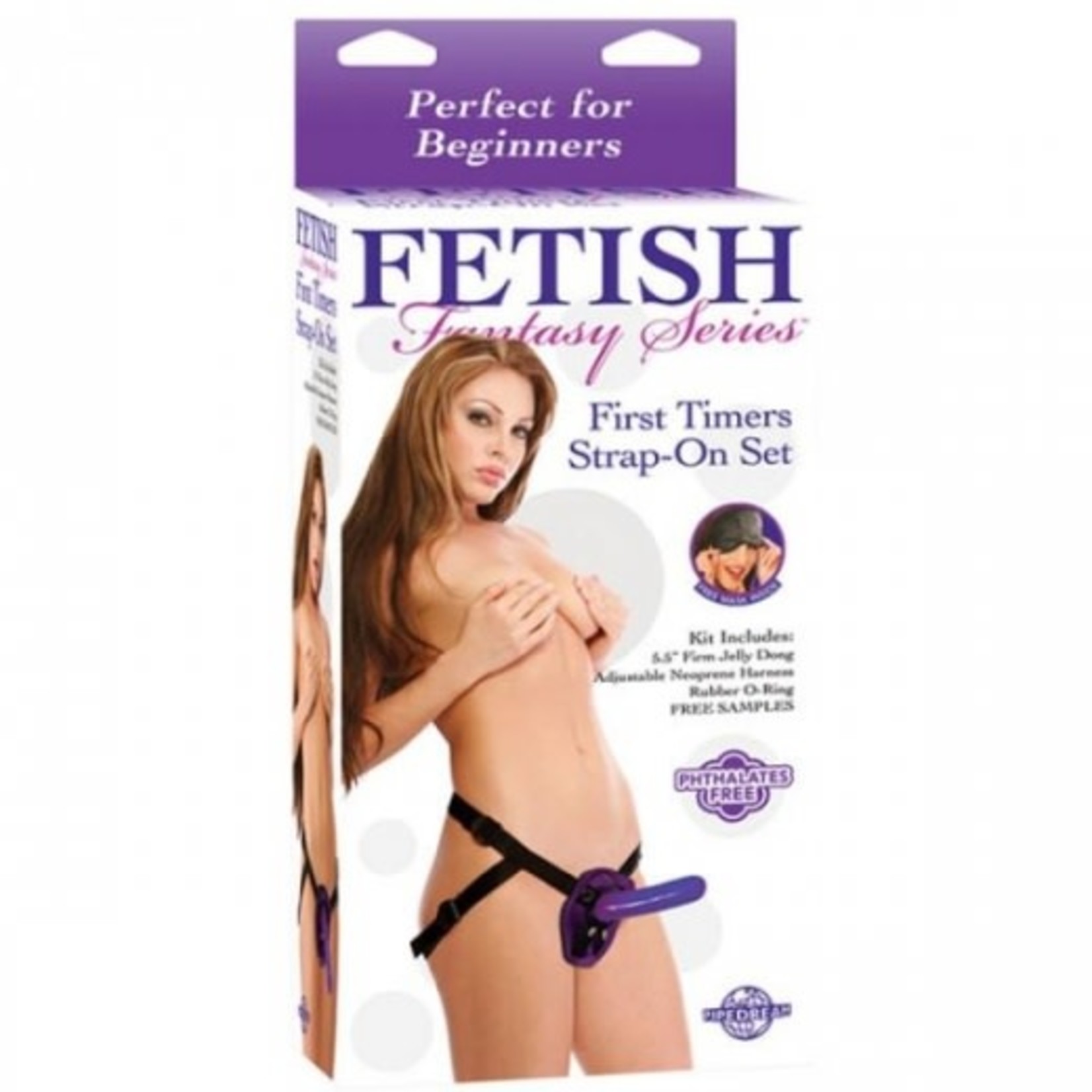 FETISH FANTASY FETISH FANTASY FIRST TIMERS STRAP-ON SET PURPLE