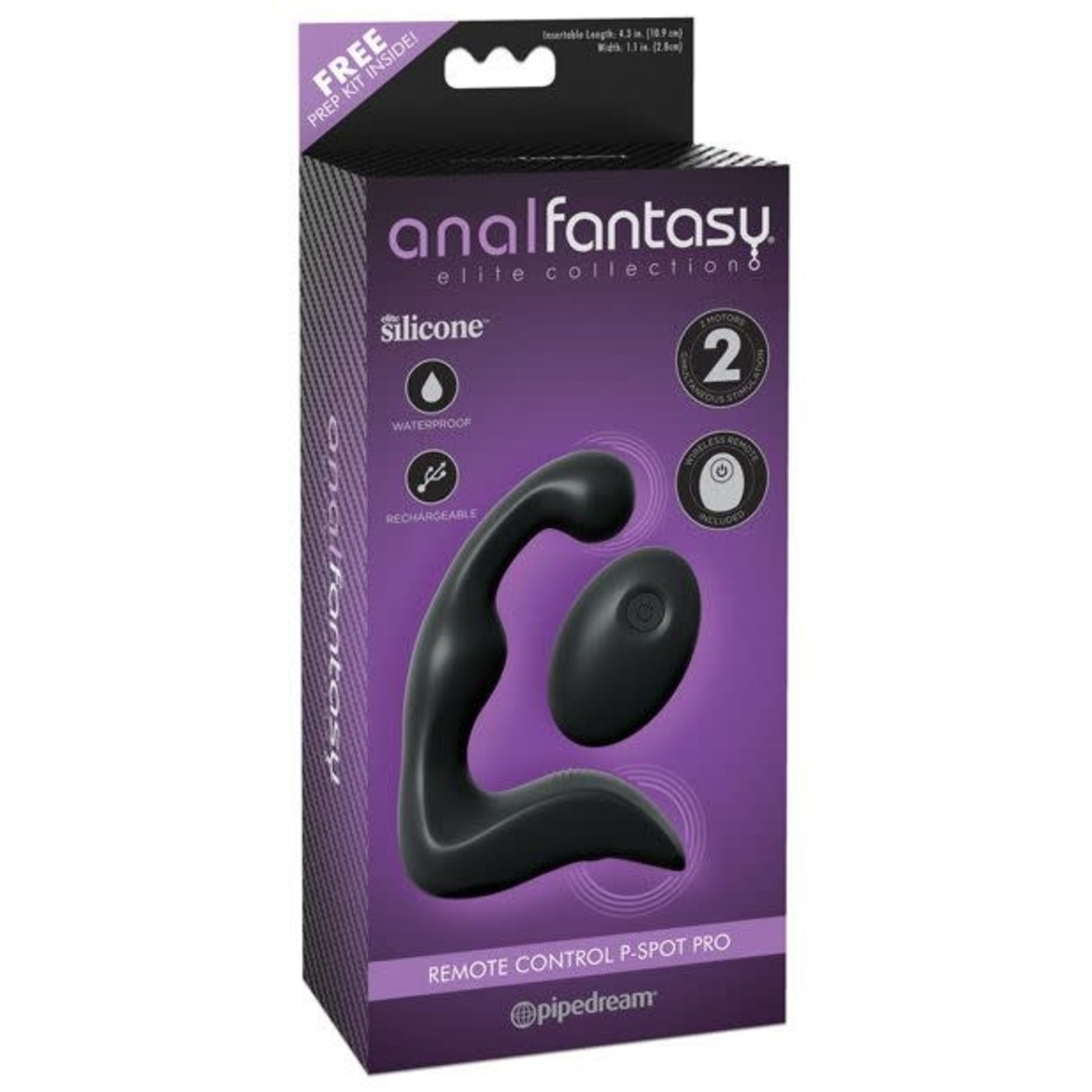 PIPEDREAM ANAL FANTASY ELITE REMOTE CONTROL P-SPOT PRO