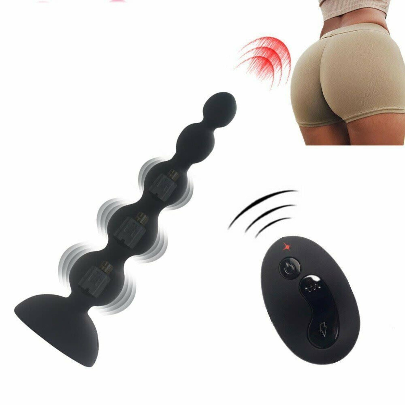 REMOTE ANAL BEADS LARGE 3 RUMB