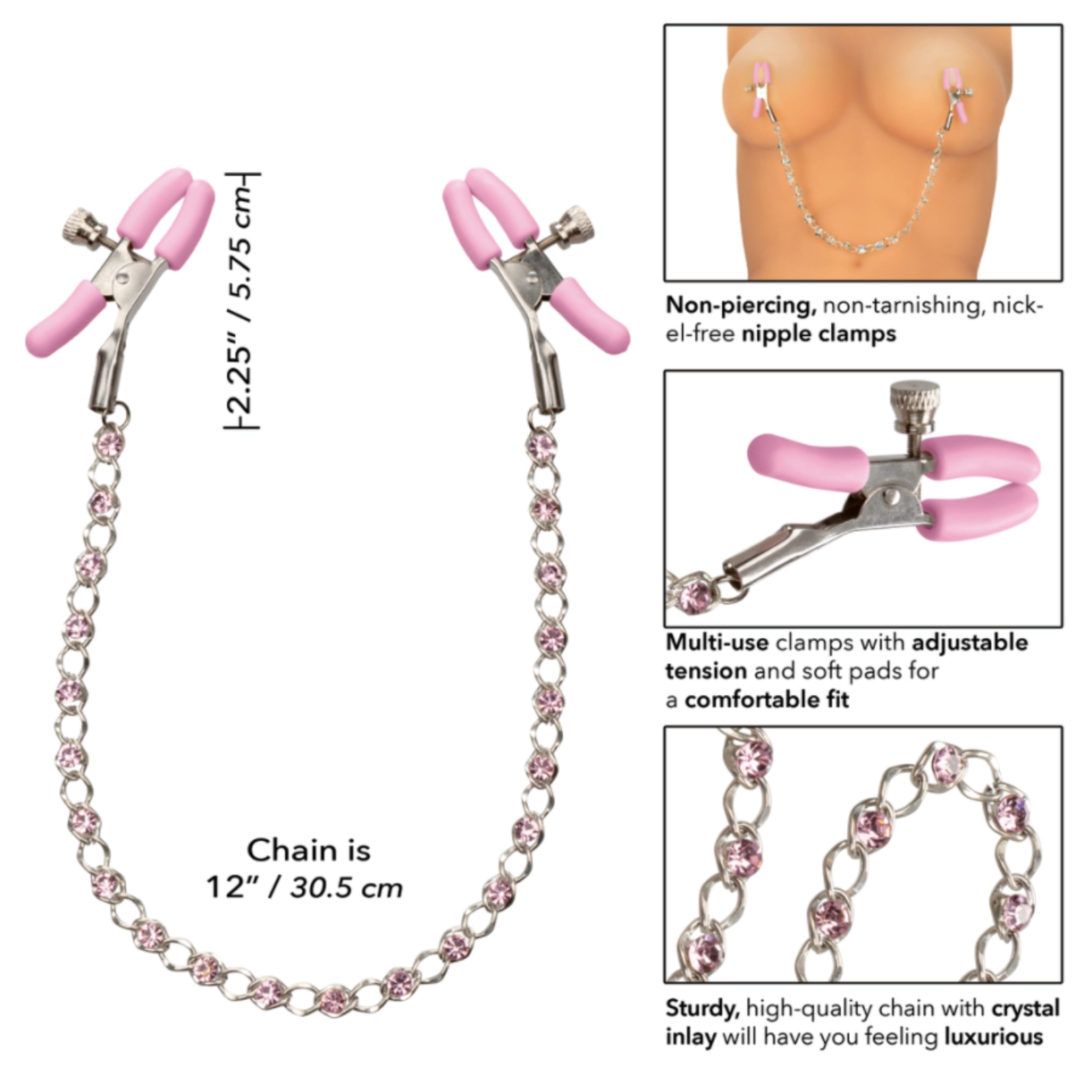 CALEXOTICS FIRST TIME CRYSTAL NIPPLE TEASERS