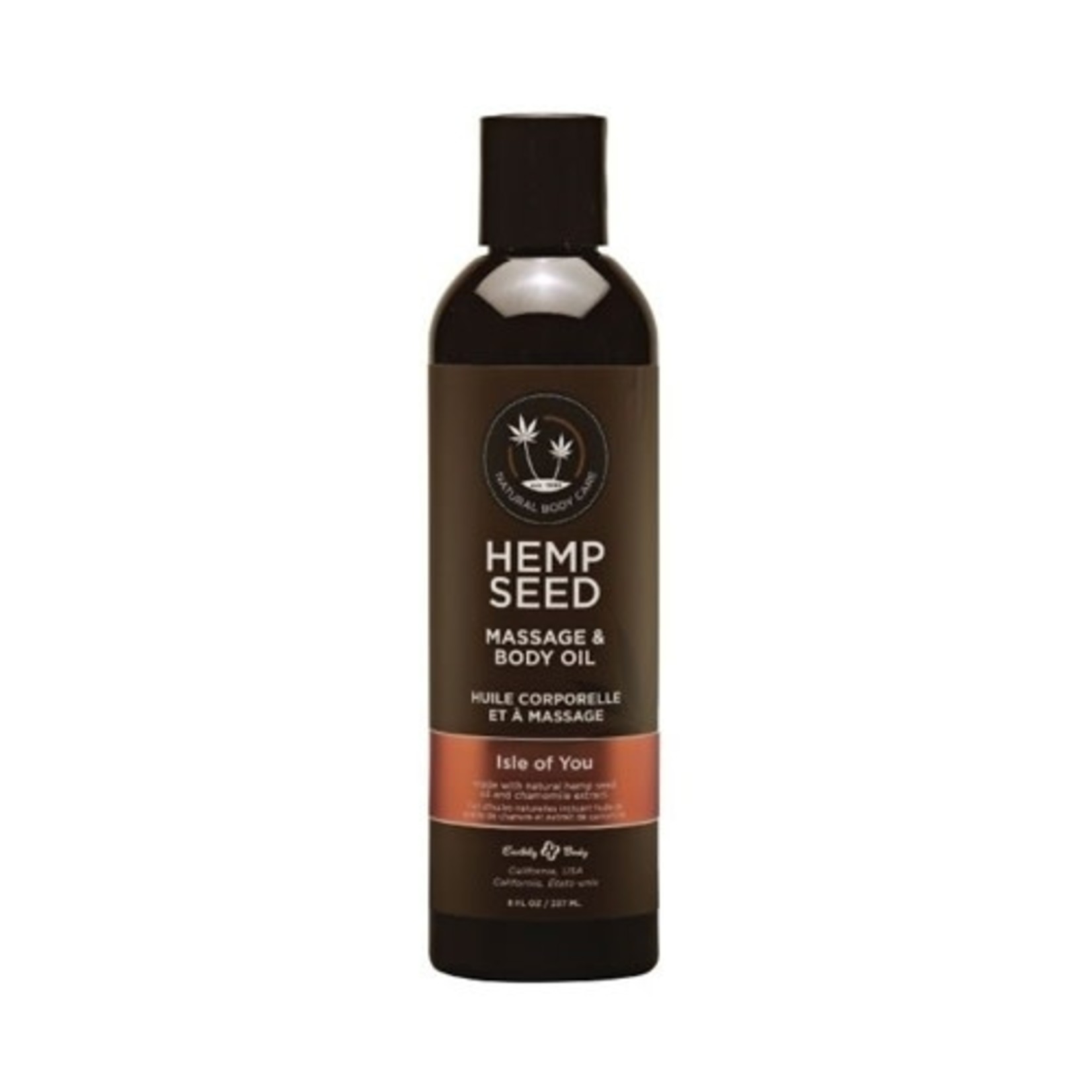 EARTHLY BODY EARTHLY BODY - HEMP SEED MASSAGE OIL 8OZ. ISLE OF YOU (21621)