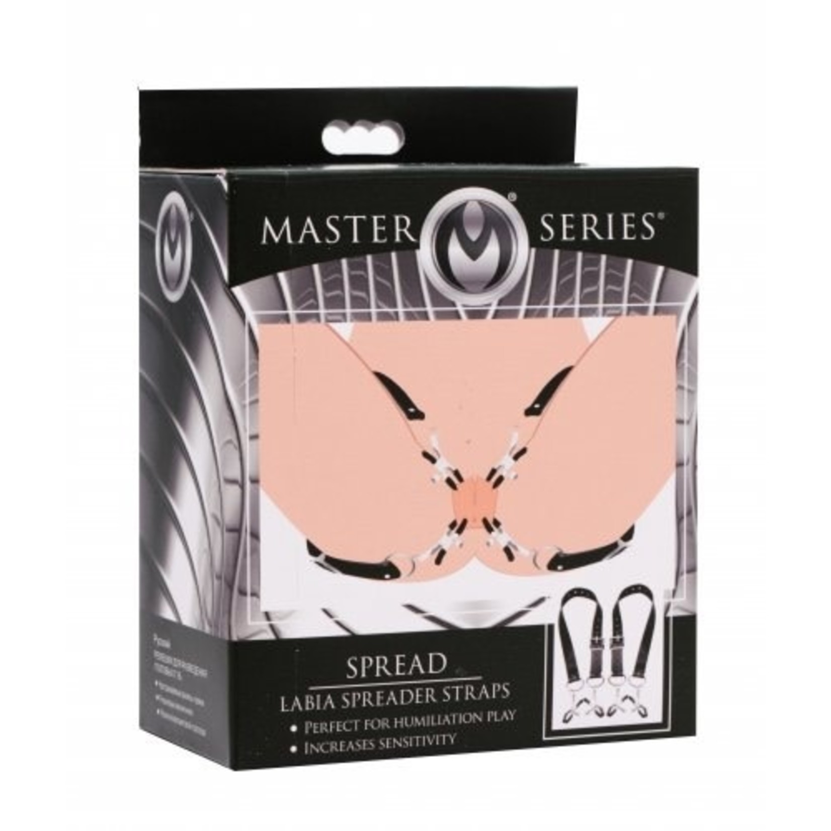 MASTER SERIES MASTER SERIES - SPREAD LABIA SPREADER STRAPS WITH CLAMPS