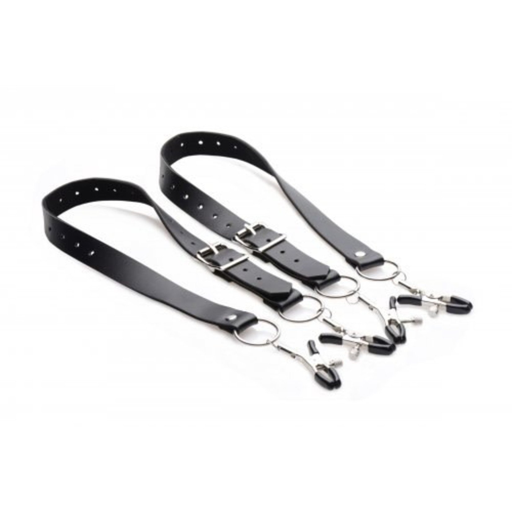 MASTER SERIES MASTER SERIES - SPREAD LABIA SPREADER STRAPS WITH CLAMPS