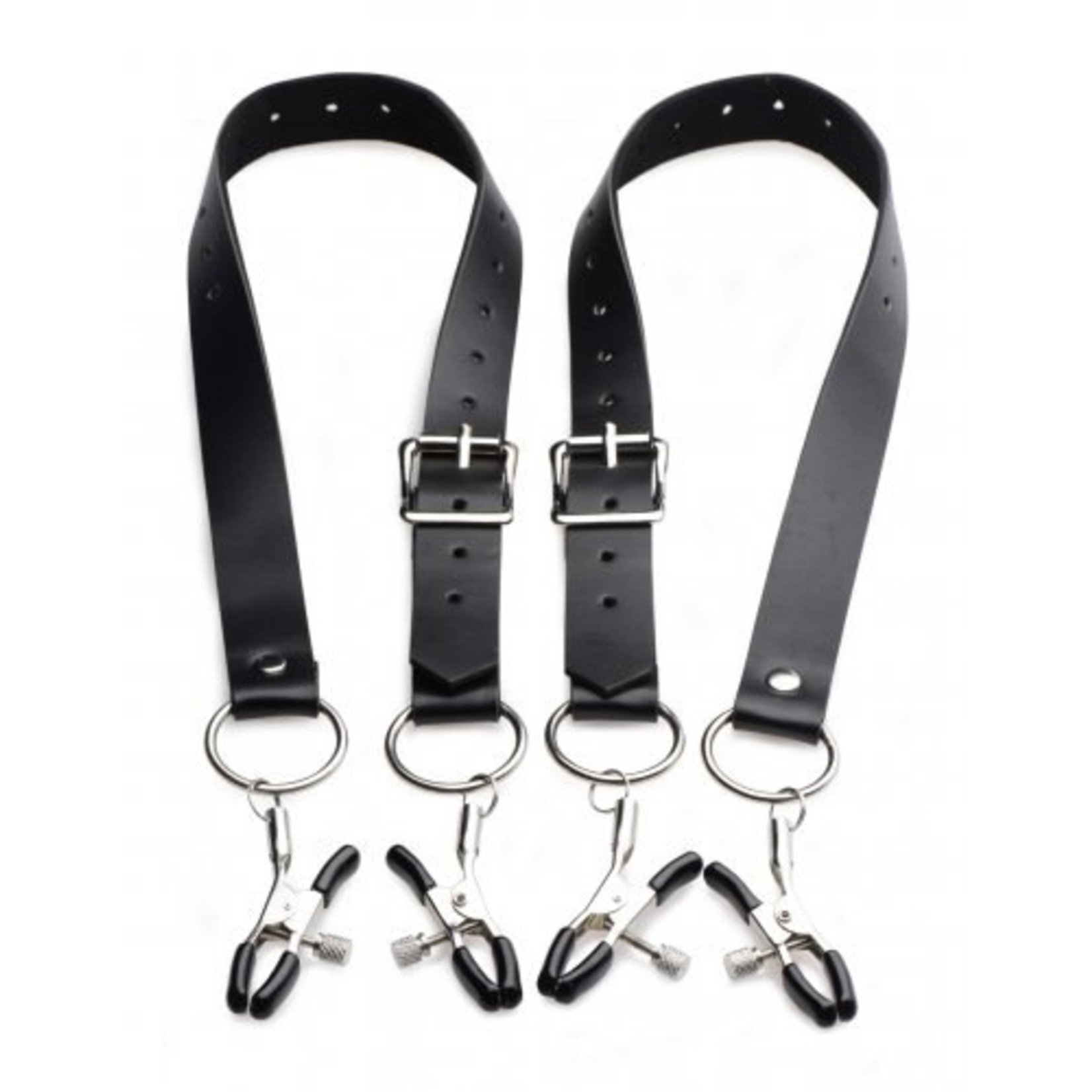 MASTER SERIES MASTER SERIES - SPREAD LABIA SPREADER STRAPS WITH CLAMPS