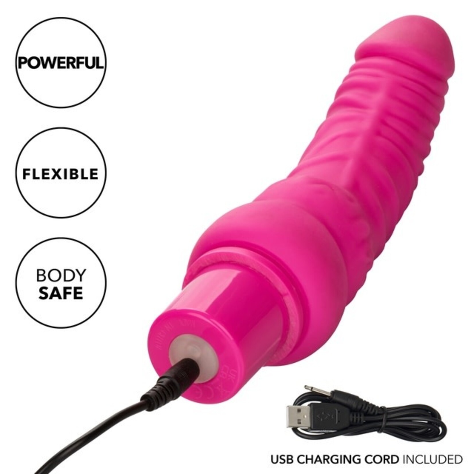 RECHARGEABLE POWER STUD CURVY - PINK